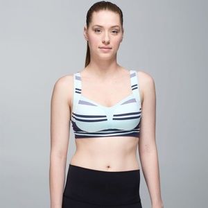 Lululemon Tata Tamer Bra - Blue Stripes - 32D